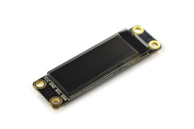 Fermion: Monochrome 0.91” 128x32 I2C OLED Display with Chip Pad (Breakout)