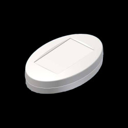 Teko - seria OVOTEK (OK2-B.7) - obudowa owalna w kolorze białym (165,3 x 103,2 x 38,5 mm)