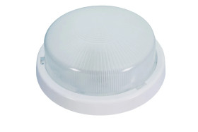 Oprawa STAR, E27, 100W, biała-polipropylen, klosz matowy-szkło, IP44 A2220-M