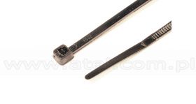 Opaski kablowe odporne na UV, 2,5x160mm, czarne, 100szt