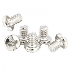 6x Śruba HDD SSD szeroki gwint UNC 6-32 6/32 na krzyżak 5mm calowa