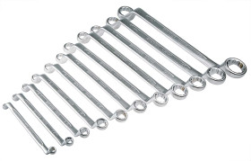 Zestaw narzędzi nastawnych Zestaw kluczy oczkowych Teng Tools 6 → 32 mm 11 szt. Chromowo-wanadowy