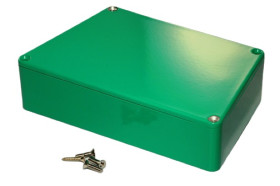 Obudowa Aluminium odlewane szerokość zew. 152 mm długość zew. 95 mm wys. zew. 36 mm Hammond IP54