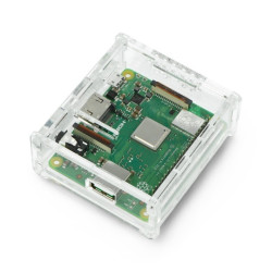 Obudowa Raspberry Pi 3 A+ przeźroczysta
