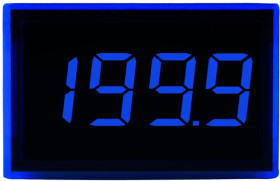 Woltomierz cyfrowy DC LED Lascar ±1 % 3.5-cyfr