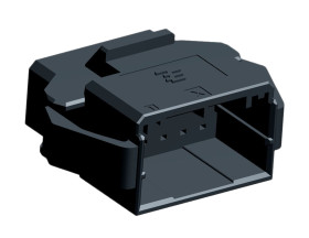 Obudowa złącza 12-pinowe 2-rzędowe raster: 2.5mm TE Connectivity Męski Montaż na panelu Dynamic 1000 Złącze