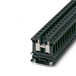 Złączka szynowa 2-przewodowa 6mm2, listwa zaciskowa koloru czarnego UK 6 N BK /50szt./