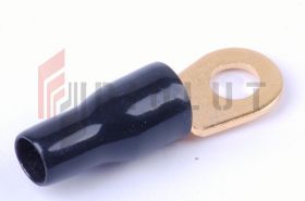 ZKO-25mm2/8.5 BK Końcówka oczkowa złocona M8