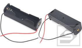 Pojemnik baterii 1x18650 z kablem RoHS