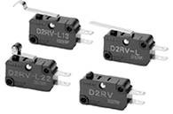 Omron D2RV-L13 Mikroprzełącznik, 1 NO, 1 x wył/(wł), 100 V/DC, 0.25 A, 1 szt.