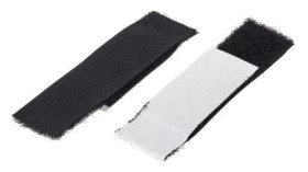 Opaska kablowa z rzepem Czarny, 50mm 20 mm RS PRO Opaska 179-7188 /10szt./