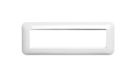 Kos45 Ramka Poczwórna + Uchwyt Do Modułów 45X45 Biała 3504104