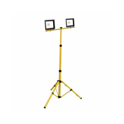 Halogen LED 2x50W SLIM + Statyw 6400k Reflektor/naświetlacz