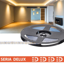 Taśma Delux 24V 160led 3000K 1860lm SMD2835 (50) PL5Y