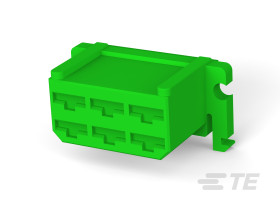Obudowa 6-pinowe FASTIN FASTON raster: 9.2 mm Flaga 2-rzędowe TE Connectivity Panel Bez osłony