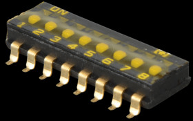 Dip switch, SMD, 8-pin
