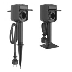 Podwójne Smart gniazdo R6079 Woox, zewnętrzne IP44, Wi-Fi