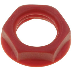 Cliff CL1416 Nut Red 1pc Suitable for Jack Installation 6.35mm