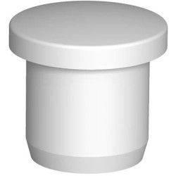 Sealing plug, (H) 21.5 mm, head Ø 24.5 mm, mounting Ø 20 mm, PA, light gray, for M32/PG29, 2029523