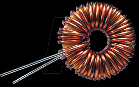 Radio interference suppression, 40 coils, 72µ