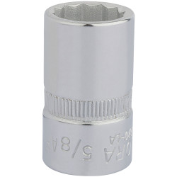 Elora 24385 5/8&quot; 1/2&quot; Square Drive Bi-hexagon Socket