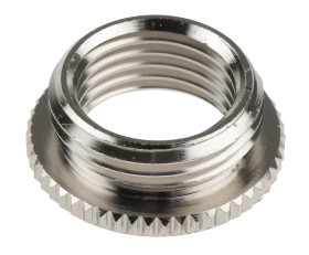 Adapter do dławnic kablowych gwint wew M16 gwint zew M20 Mosiądz platerowany niklem rozmiar gwintu M20 → M16 Lapp