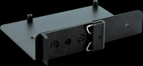 7350001161716 DIN rail mount - for Raspberry Pi, steel, black