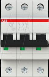 2CDS273001R0164 Circuit breaker, class C, 16 A, 3-pin