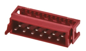 Złącze IDC 12-pinowe 2-rzędowe raster: 1.27mm Męski Montaż na kablu TE Connectivity