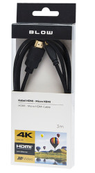Przyłącze kabel HDMI-microHDMI (3m)