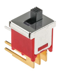 Przełącznik suwakowy, DPDT, montaż PCB, 20V ac/dc, 400 mA przy 20 V, -30 → +85°C, RS PRO
