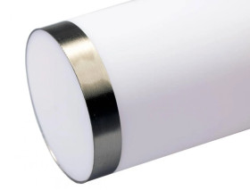 Lampa Ogrodowa LED Słupek E27 TUBA NISKA SATYNOWA 45cm