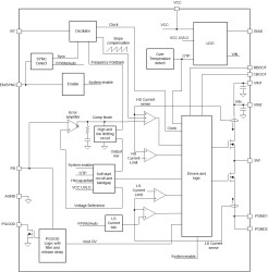 Automotive 3-V to 36-V, 6-A low EMI synchronous step-down quiet converter with integrated capacitors