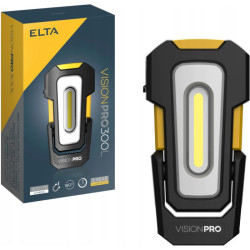 Lampa Warsztatowa LED Vision Pro ELTA, z magnesem, akumulatorowa, 70/300l