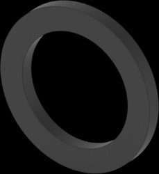 Seal, PG7, Clamping range 16 to 23 mm, IP68, black, 1SNG609045R0000