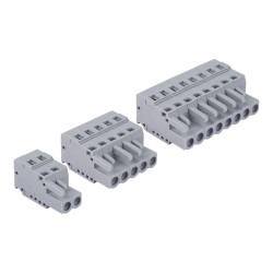 WAGO 231-110/026-000 MCS MIDI 10 Pole 16A 5mm Free Plug Codable Latch Grey