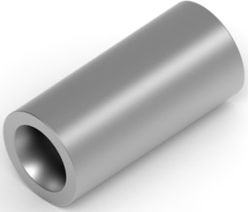 Butt connector, uninsulated, 0.3-1.42 mm², AWG 22 to 16, gray, 7.65 mm, 34130