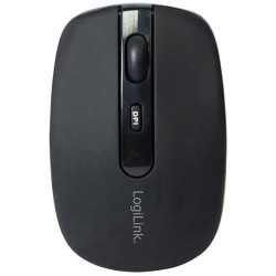 LogiLink ID0078A Mouse Bluetooth Optical Black 4 Buttons 1600 dpi