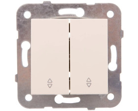 Karre Łącznik Schodowy Podwójny, Kolor Krem / 90963717