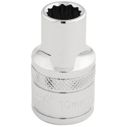 Draper Expert 33093 1/2&quot; Sq. Dr. Hi-Torq&#xAE; 12 Point Socket (10mm)