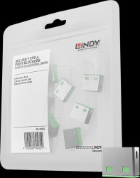 40461 USB-A port lock (10x locks), green