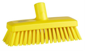 Miotła Obszary suche, obszary mokre Żółty Poliester, Polipropylen, Stal nierdzewna Twardy