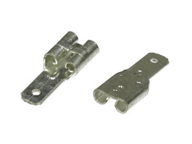 Konektor nieizolowany redukcja męski 4.8mm na żeński 6.3mm