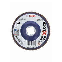 Bosch 2608619208 X-LOCK Grinding Disc 115mm for Metal Grain 120