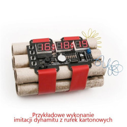 Zestaw AVT3128B DEVASTATOR Bombowy zegarek, KIT do zmontowania