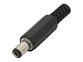 Wtyk zasilający montowany na przewód DC 2,5/5,5/9,5