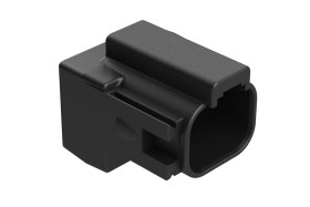 Złącze samochodowe 4-pinowe Amphenol Industrial 2-rzędowe Żeński 4A AT Gniazdo