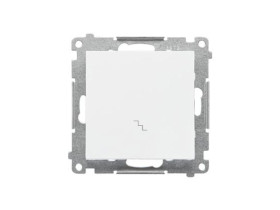 SIMON 55 Wyłącznik schodowy szybkozłącza biały mat TW6.01/111 KONTAKT SIMON