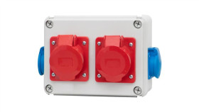 Rozdzielnica R-190 - Gniazda 2X16a 5P, 2X230v