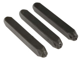 Zestaw rysików do grawerowania wysokość: 5mm 27-szt. Litry: A → Z, (&) długość punktaka: 61mm RS PRO